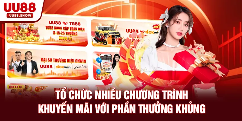 Tổ chức nhiều chương trình khuyến mãi với phần thưởng khủng Tổ chức nhiều chương trình khuyến mãi với phần thưởng khủng